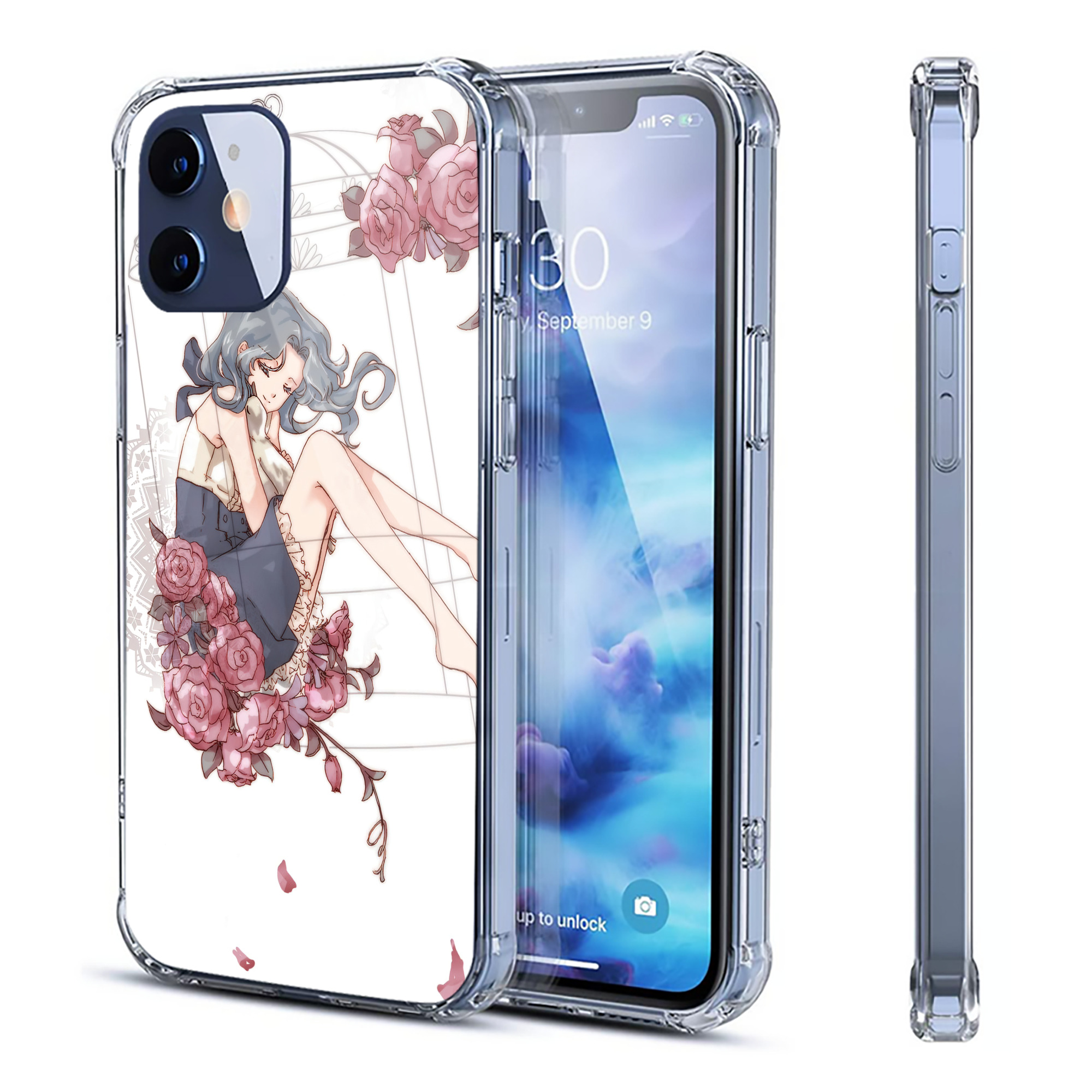 （画像用） 美少女戦士セーラームーン Sailor Moon 【iPhone 12シリーズ対応】透明スマホケース（クリアソフトケース）